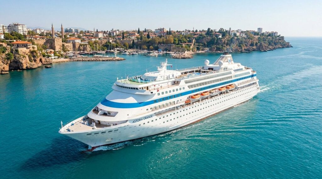 Круизный лайнер Astoria Grande изменил маршрут из-за угрозы в Черном море